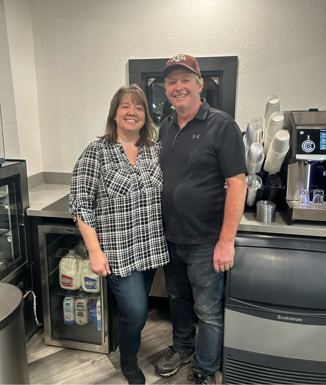 Kate and Steve, owners of KT'z Espresso Kafe